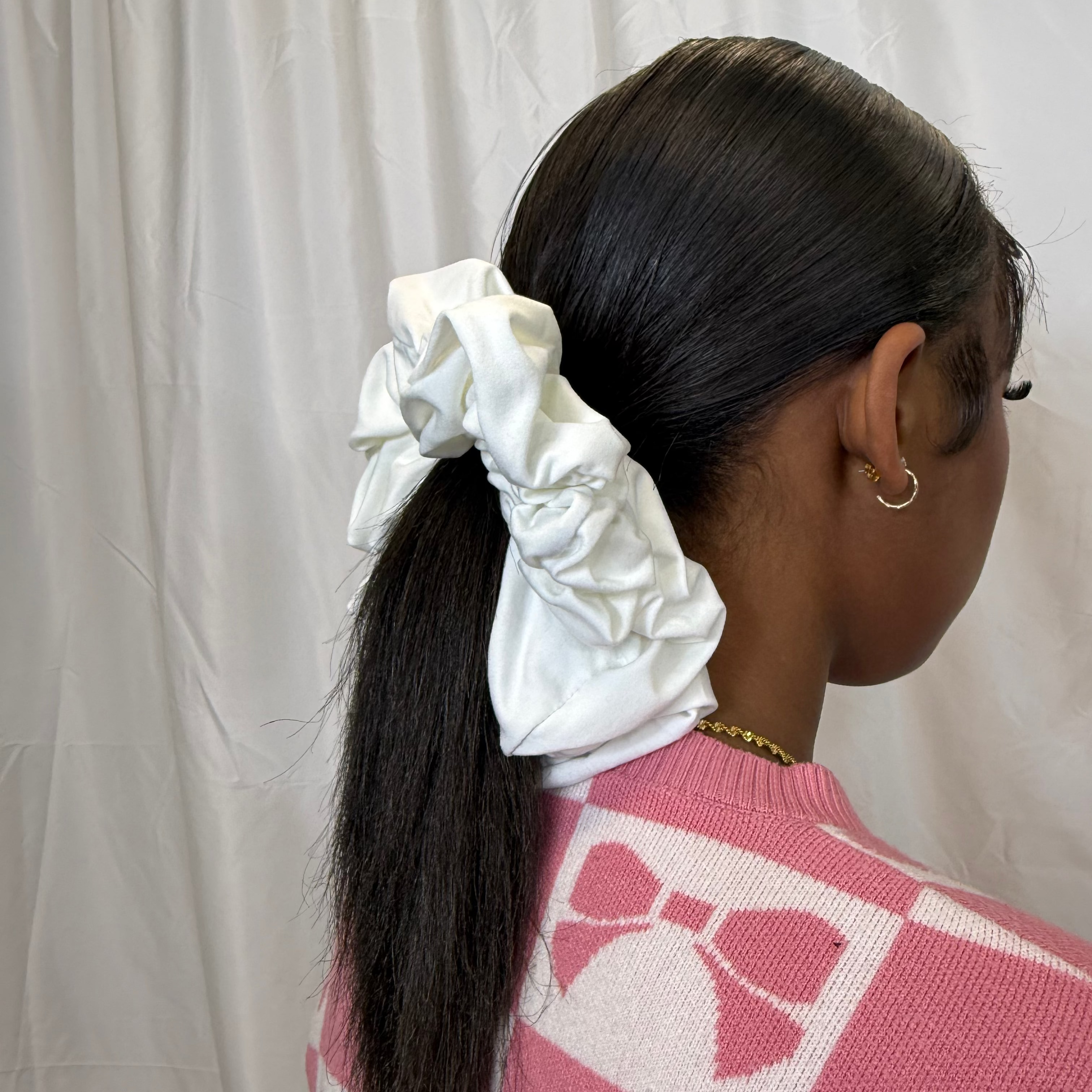 MEGA SCRUNCHIES: PINK + CREAM