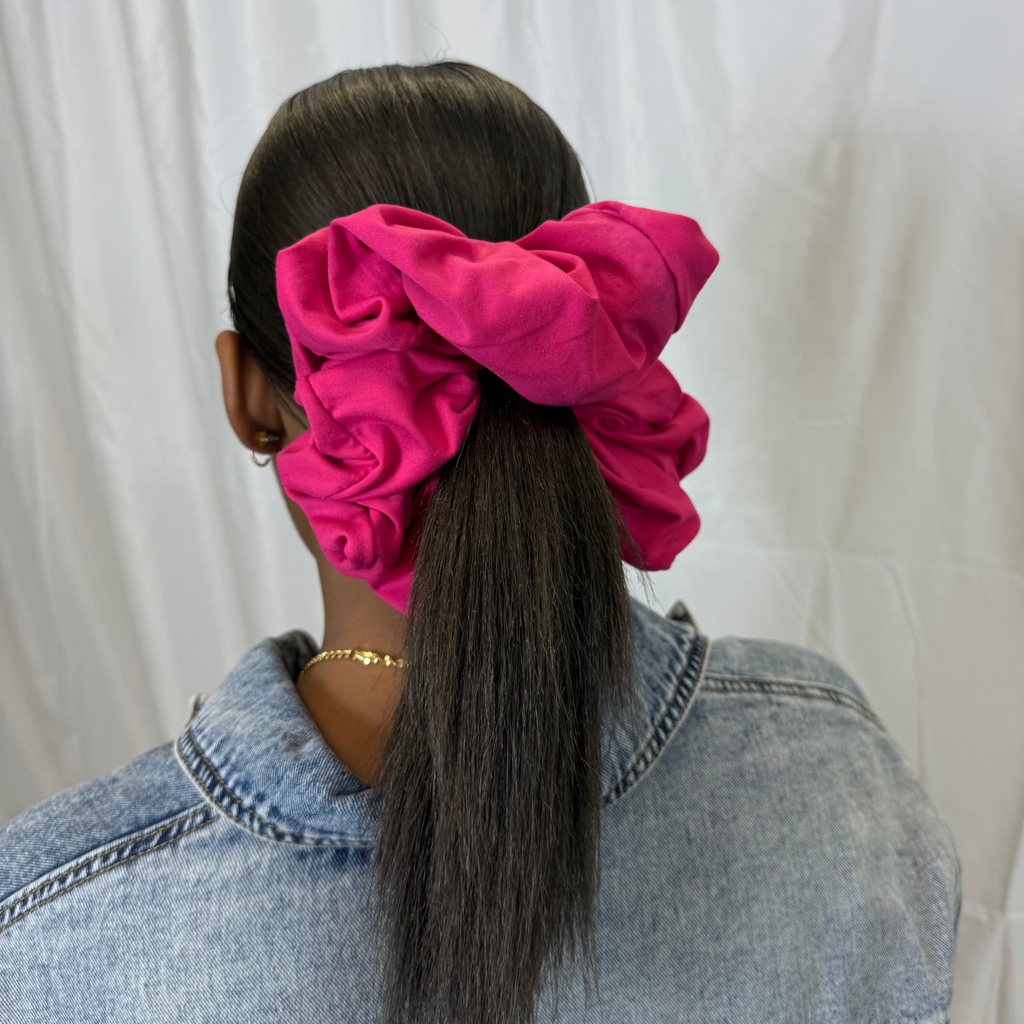 MEGA SCRUNCHIES: RED + PINK