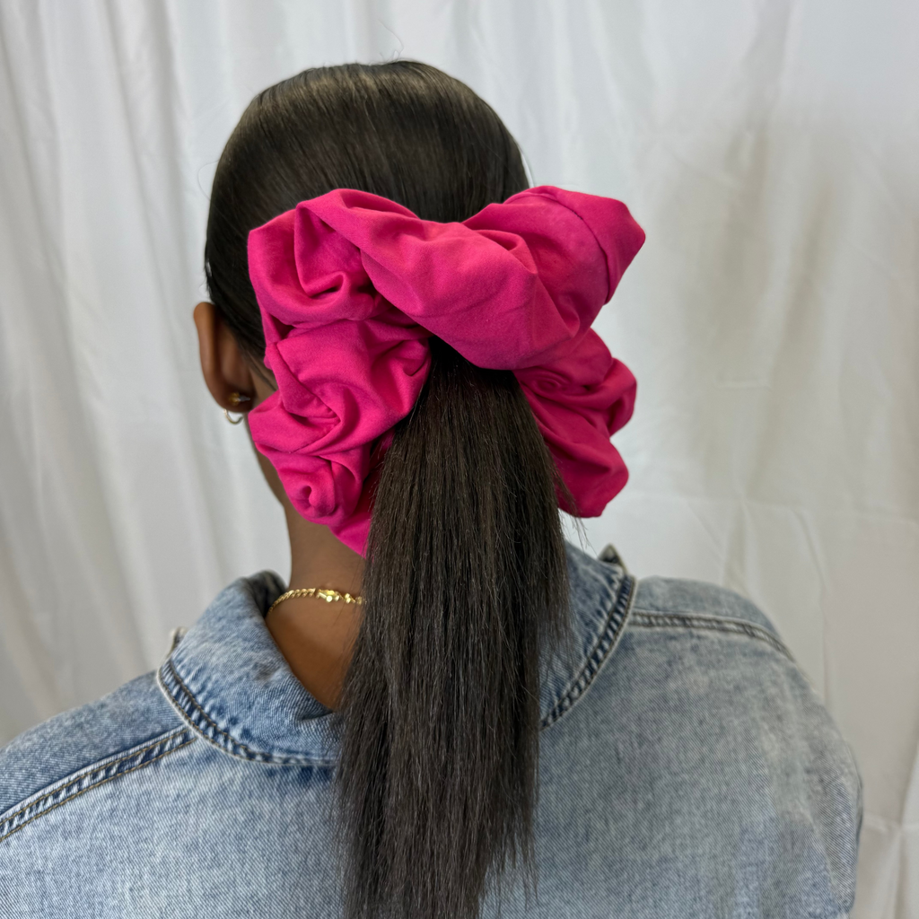 MEGA SCRUNCHIES: PINK + CREAM