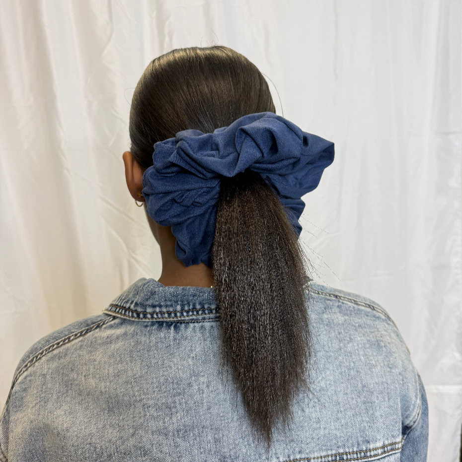 MEGA SCRUNCHIES: BLACK + NAVY